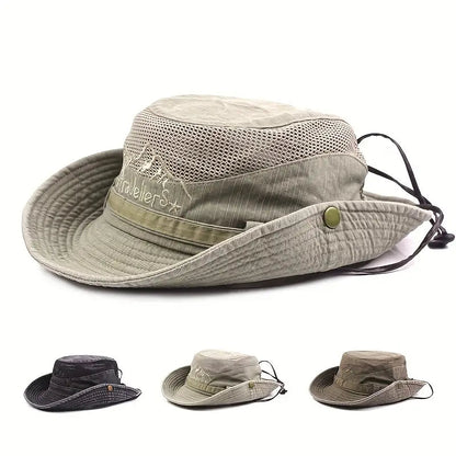 Sonnenhut Herren | Outdoor | Mesh Einsatz | Verstellbar-Chaps Herrenmode