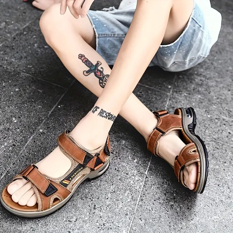 Sport-Sandalen | Ergonomisch | Fußgewölbeunterstützung | Orthopädische Sandalen | Herrenschuhe-Chaps Herrenmode