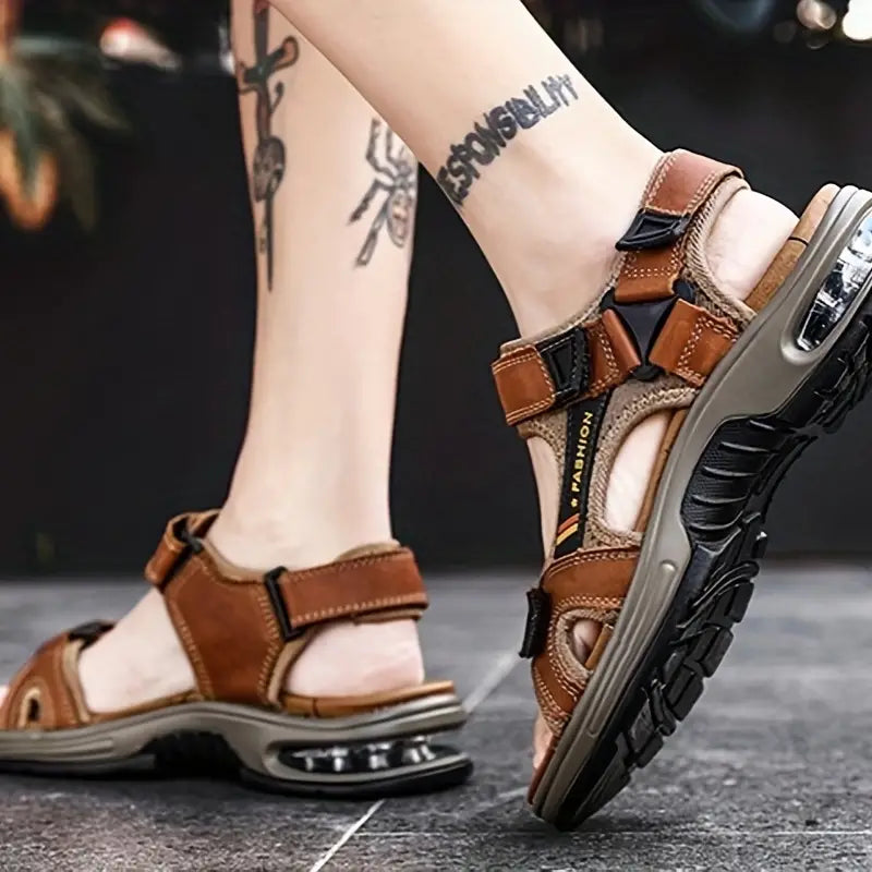 Sport-Sandalen | Ergonomisch | Fußgewölbeunterstützung | Orthopädische Sandalen | Herrenschuhe-Chaps Herrenmode