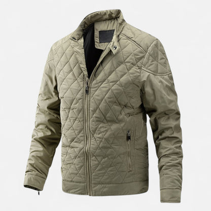Steppjacke – Leicht – Gefüttert – Daunenjacke – Herrenjacke-Khaki-M-Chaps Herrenmode