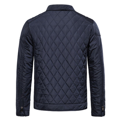 Steppjacke | Mit Reißverschluss | Kariert | Herbstjacke | Herrenjacke-Chaps Herrenmode