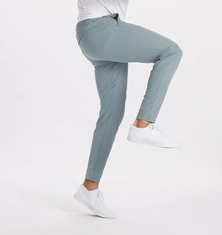 Stretch Broek - Heren Casual Elastische Taille Skinny Broek-Chaps Herrenmode