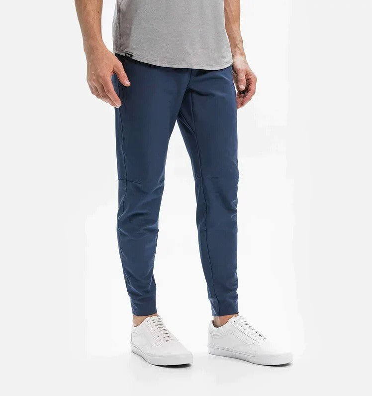 Stretch Broek - Heren Casual Elastische Taille Skinny Broek-Chaps Herrenmode