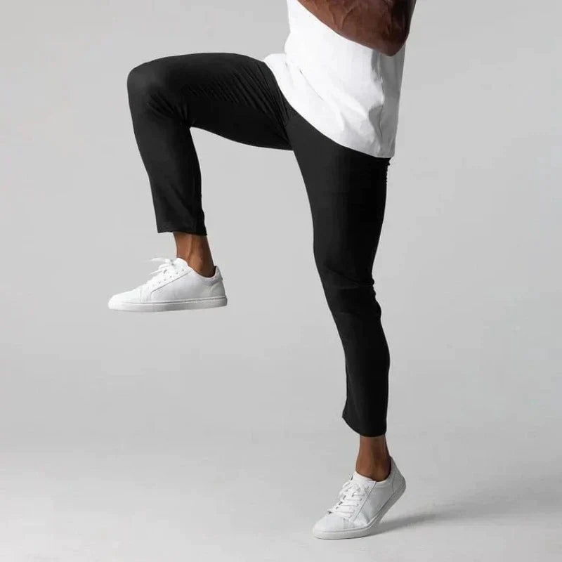 Stretch-Hosen | Elastische Taille | Slim Fit | Chinos | Herrenhosen-Chaps Herrenmode