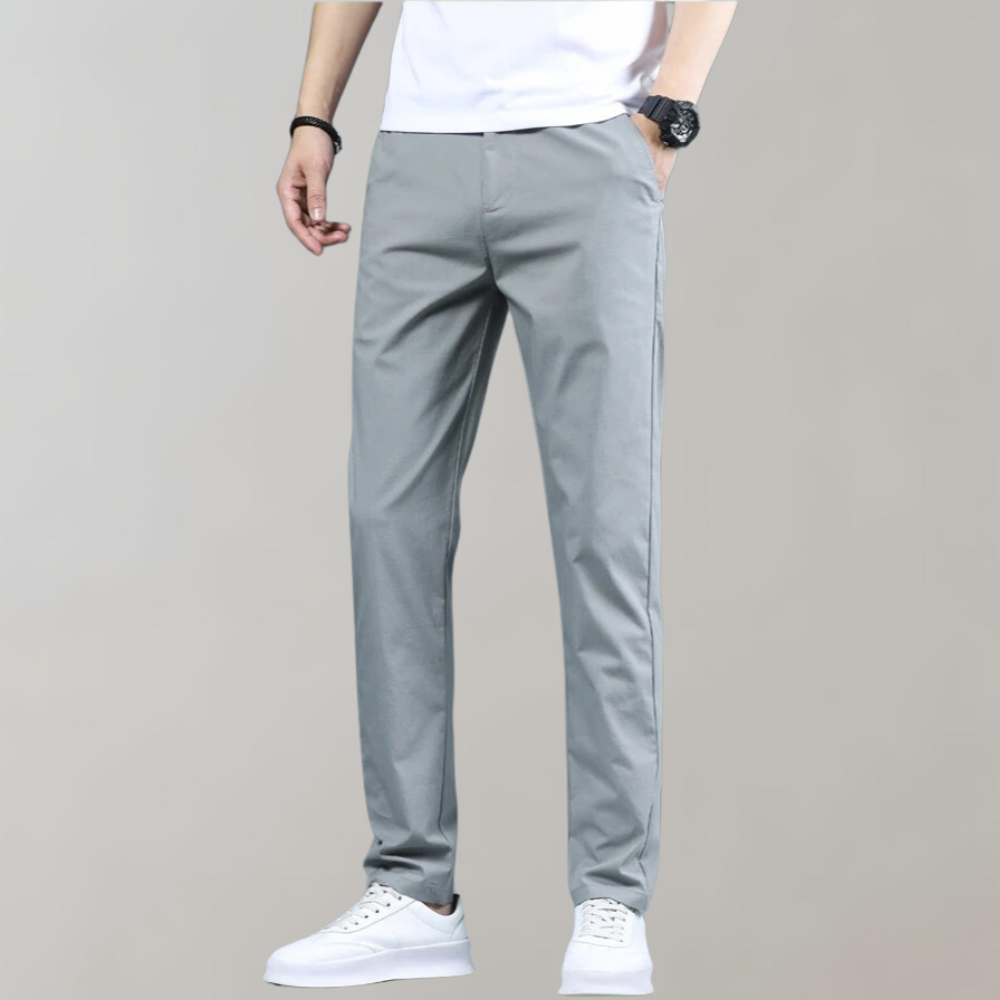Stretchhose – Lässige Skinny-Chinohose mit geradem Bein für Männer-Chaps Herrenmode