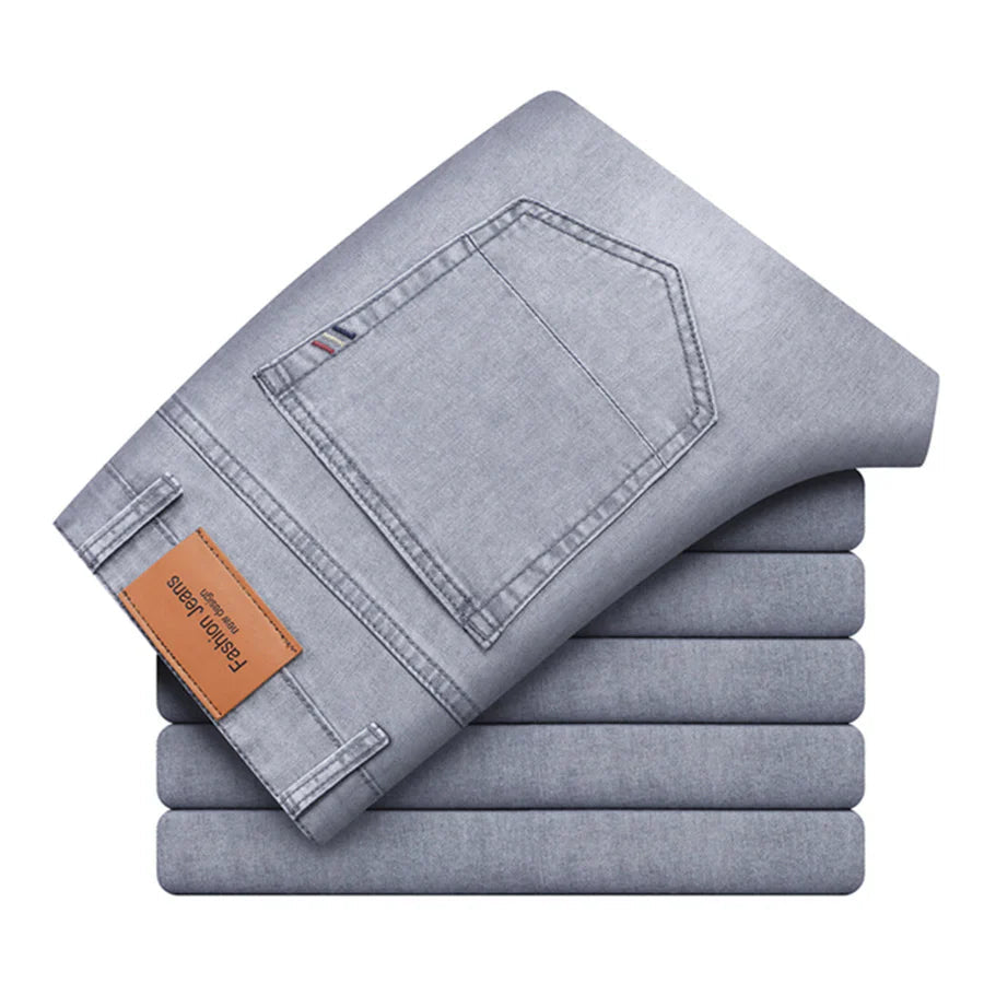 Stretchjeans | Bequem | Normale Passform | Gerade geschnittene Jeans | Herrenjeans-Chaps Herrenmode