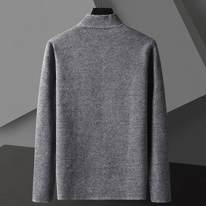 Strickjacke – Sommer-Strickjacke für Männer mit Knöpfen und Taschen-Chaps Herrenmode