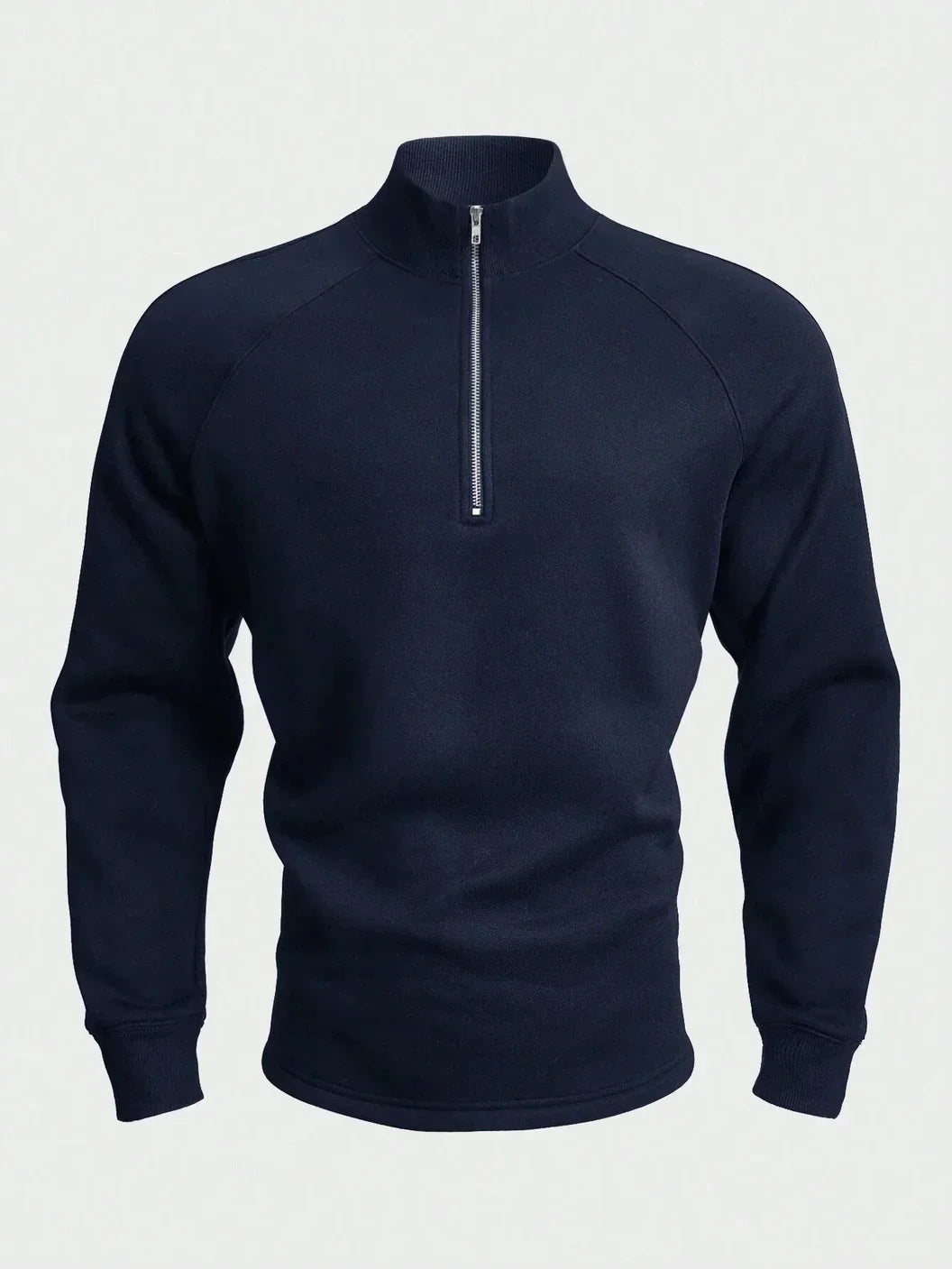 Sweatshirt mit Viertelreißverschluss – Lässiger, warmer Pullover mit halbem Reißverschluss für Männer-Chaps Herrenmode