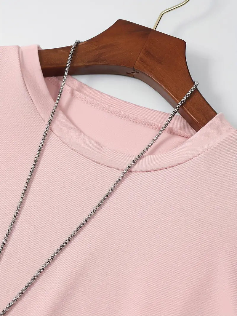 T-Shirt - Casual - Kurze Ärmel - T-Shirt mit Rundhalsausschnitt - Herrenhemden-Chaps Herrenmode