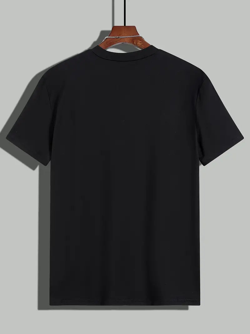 T-Shirt - Casual - Kurze Ärmel - T-Shirt mit Rundhalsausschnitt - Herrenhemden-Chaps Herrenmode