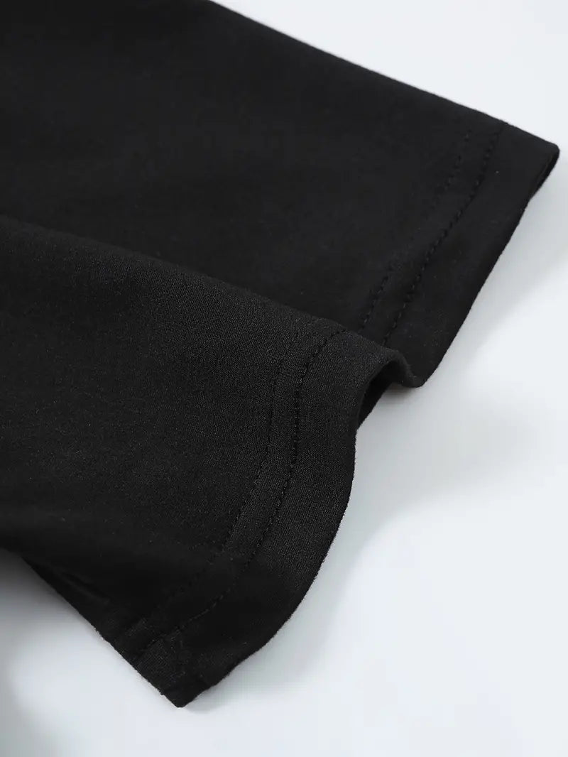 T-Shirt - Casual - Kurze Ärmel - T-Shirt mit Rundhalsausschnitt - Herrenhemden-Chaps Herrenmode