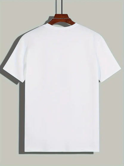 T-Shirt - Casual - Kurze Ärmel - T-Shirt mit Rundhalsausschnitt - Herrenhemden-Chaps Herrenmode