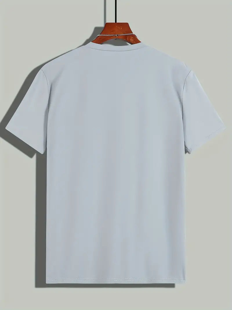 T-Shirt - Casual - Kurze Ärmel - T-Shirt mit Rundhalsausschnitt - Herrenhemden-Chaps Herrenmode