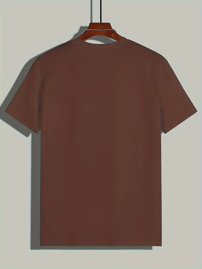 T-Shirt - Casual - Kurze Ärmel - T-Shirt mit Rundhalsausschnitt - Herrenhemden-Chaps Herrenmode