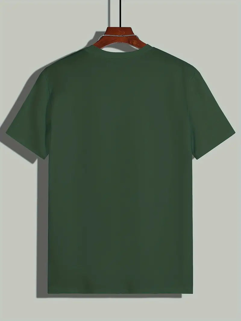T-Shirt - Casual - Kurze Ärmel - T-Shirt mit Rundhalsausschnitt - Herrenhemden-Chaps Herrenmode
