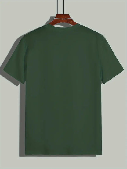 T-Shirt - Casual - Kurze Ärmel - T-Shirt mit Rundhalsausschnitt - Herrenhemden-Chaps Herrenmode