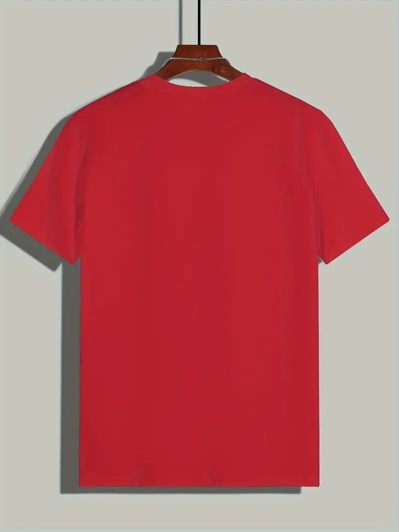 T-Shirt - Casual - Kurze Ärmel - T-Shirt mit Rundhalsausschnitt - Herrenhemden-Chaps Herrenmode