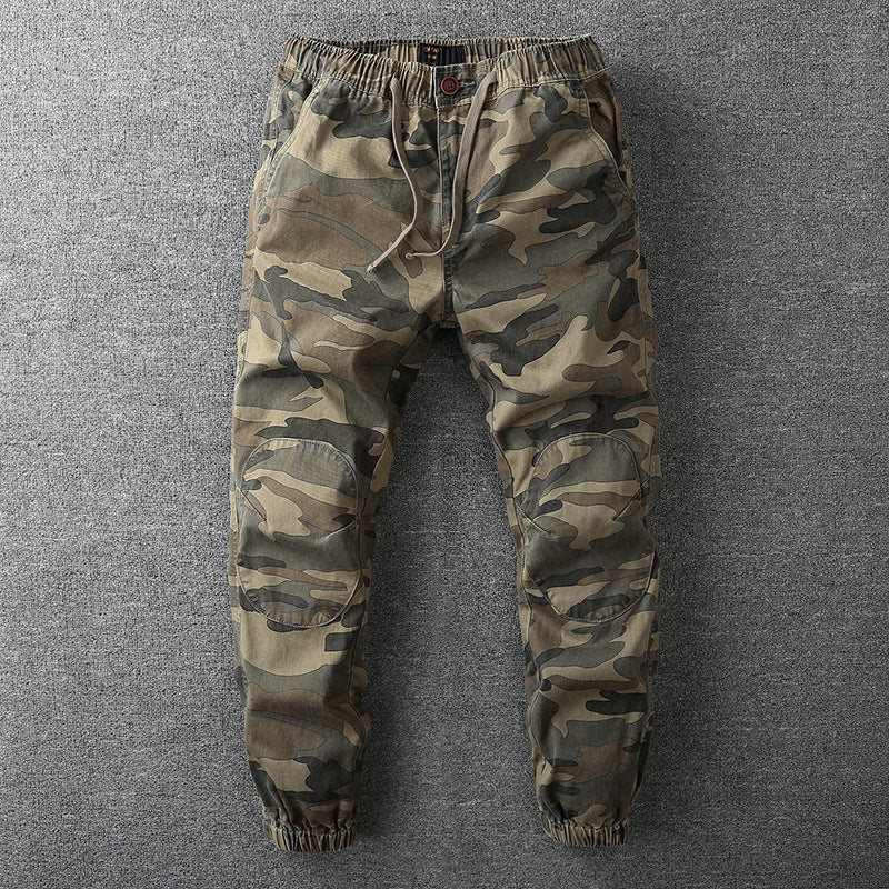Tarnhose – Taktisch – Elastischer Bund – Cargohose – Herrenhose-Grau-S-Chaps Herrenmode