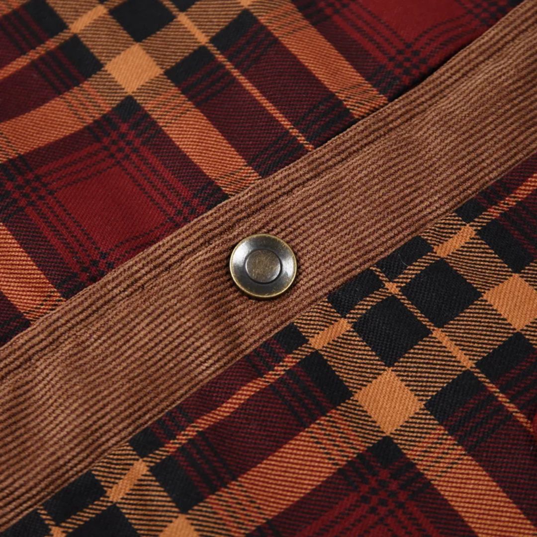 Trachtenhemd Herren - Grau Oktoberfest-Chaps Herrenmode