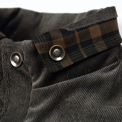 Trachtenhemd Herren - Grau Oktoberfest-Chaps Herrenmode