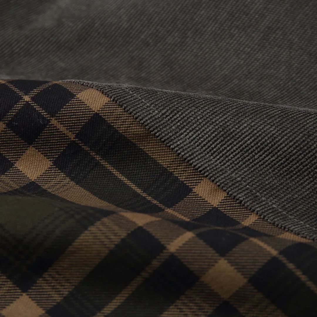 Trachtenhemd Herren - Grau Oktoberfest-Chaps Herrenmode