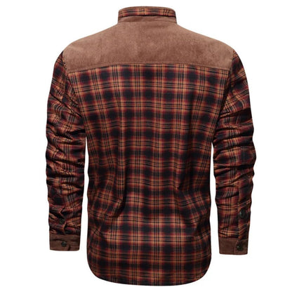 Trachtenhemd Herren - Grau Oktoberfest-Chaps Herrenmode
