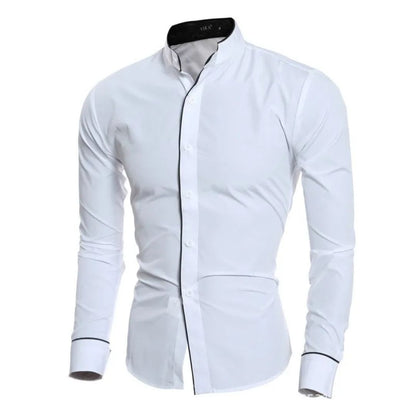Trachtenhemd Herren - Weiß Oktoberfest-Chaps Herrenmode