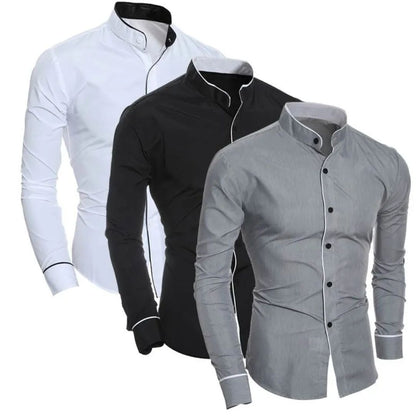 Trachtenhemd Herren - Weiß Oktoberfest-Chaps Herrenmode