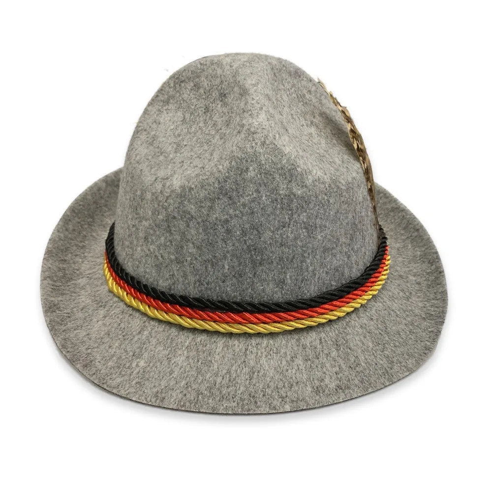 Trachtenhut - Herren Filz Traditionell Bayerisch Grün Oktoberfest-Chaps Herrenmode