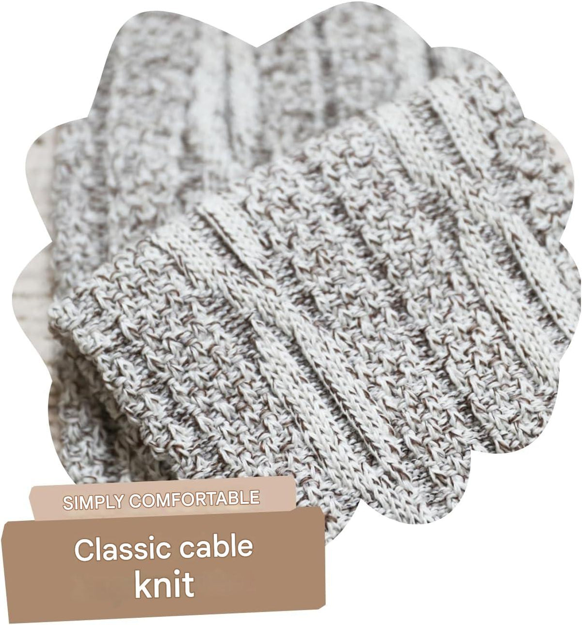 Trachtensocken Herren - Baumwolle Traditionell Grau Oktoberfest-Chaps Herrenmode