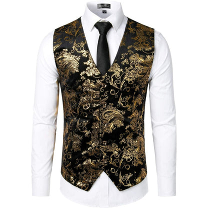Trachtenweste Herren - Traditionell Rot Oktoberfest-Gold-S-Chaps Herrenmode