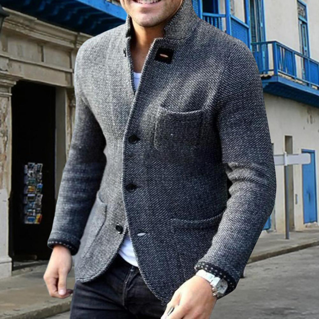 Tweedjacke – Einreihig – Taschen – Blazerjacke – Herrenjacke-Chaps Herrenmode