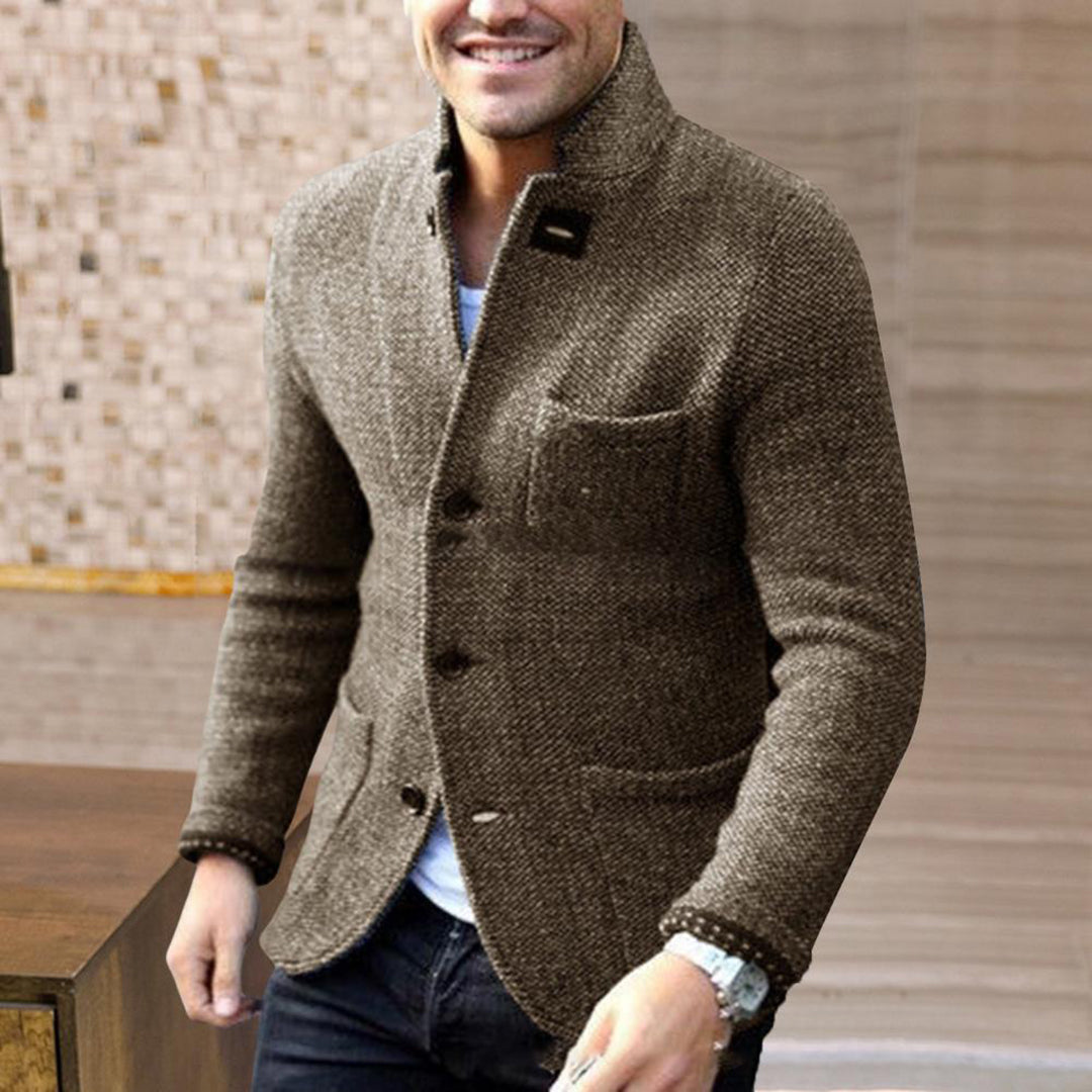 Tweedjacke – Einreihig – Taschen – Blazerjacke – Herrenjacke-Chaps Herrenmode