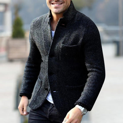 Tweedjacke – Einreihig – Taschen – Blazerjacke – Herrenjacke-Chaps Herrenmode