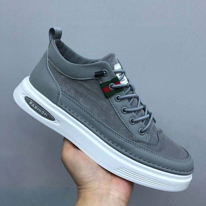 Walking Schuhe - Herren Slip-On Everyday Sneaker Schuhe-Grau-39-Chaps Herrenmode