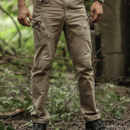 Wanderhosen – Gerade geschnitten – Taktische – Cargohosen – Herrenbekleidung-Beige-S-Chaps Herrenmode