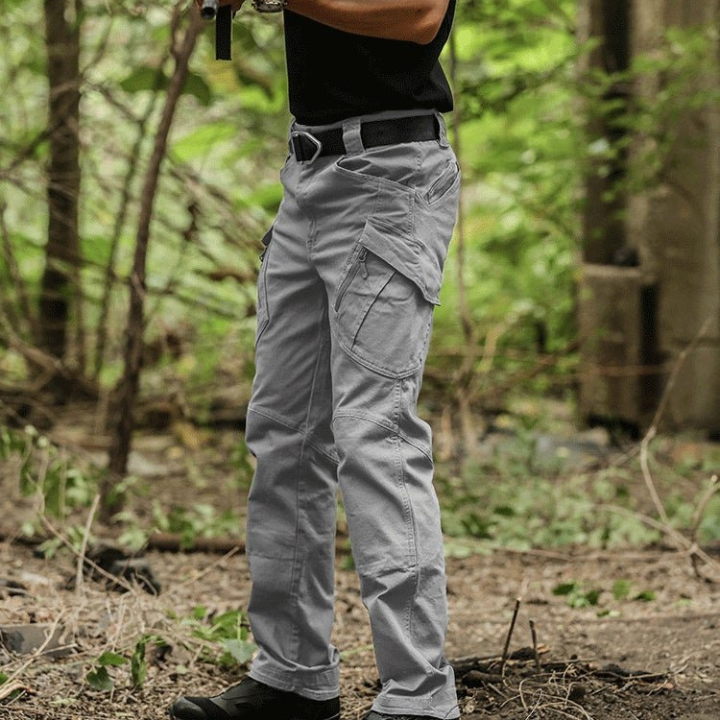Wanderhosen – Gerade geschnitten – Taktische – Cargohosen – Herrenbekleidung-Grau-S-Chaps Herrenmode