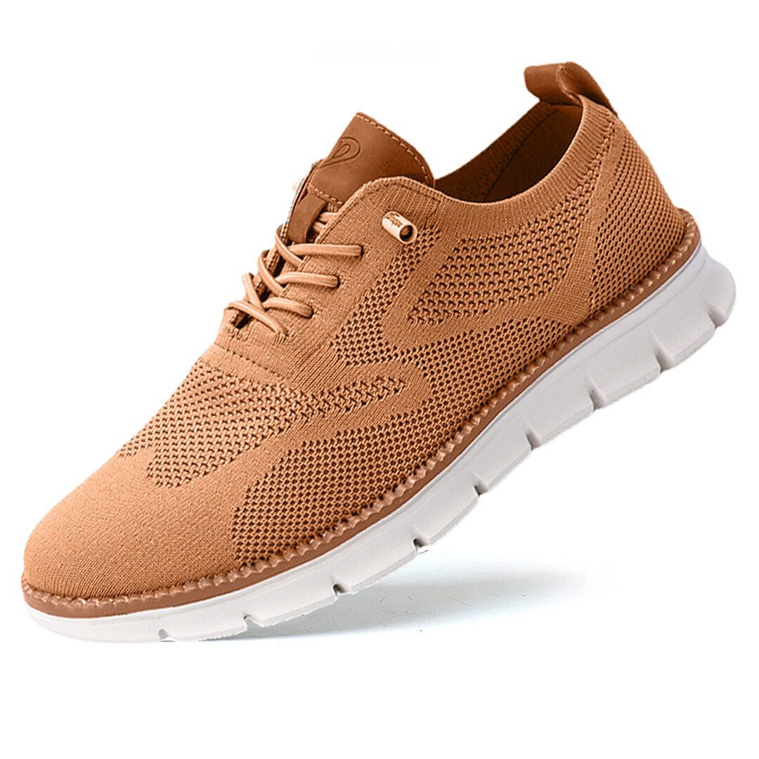 Wanderschuhe | Atmungsaktiv | Mesh | Slip-On-Schuhe | Herrenschuhe-Braun-39-Chaps Herrenmode