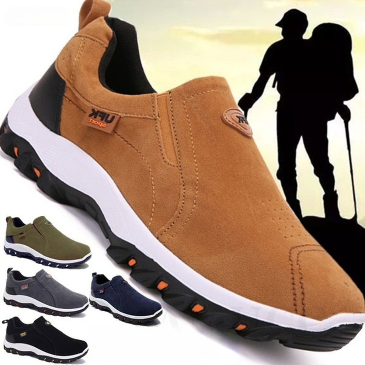 Wanderschuhe | Rutschfest | Orthopädische Schuhe | Schlupfschuhe | Herrenschuhe-Chaps Herrenmode