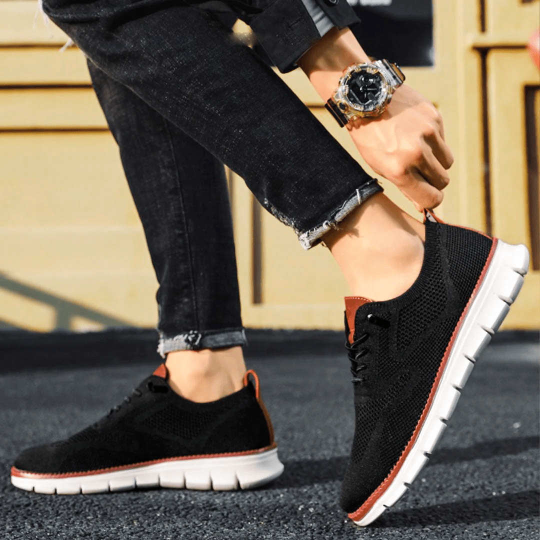 Wanderschuhe | Slip-On | Ergonomisch | Mesh-Sneaker | Herrenschuhe-Chaps Herrenmode