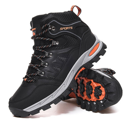 Wanderschuhe – Wasserdicht – Outdoor – Wanderschuhe – Herrenschuhe-Schwarz-40-Chaps Herrenmode