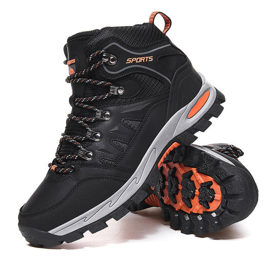 Wanderschuhe – Wasserdicht – Outdoor – Wanderschuhe – Herrenschuhe-Schwarz-40-Chaps Herrenmode
