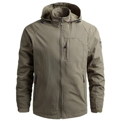 Windbreaker Jacke – Leichte Kapuzenjacke mit Reißverschluss für Männer-Chaps Herrenmode