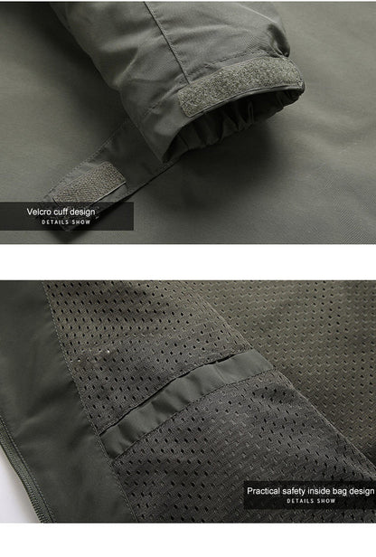 Windbreaker-Jacke – winddichte Outdoor-Softshelljacke mit Kapuze für Herren-Chaps Herrenmode