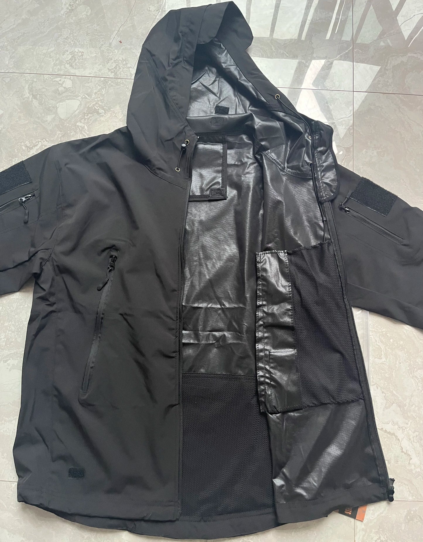 Windjacke | Mit Kapuze | Taktisch | Outdoor-Jacke | Wasserdichte Regenjacke für Männer-Chaps Herrenmode