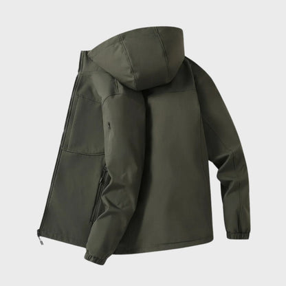 Windjacke – mit Kapuze – Outdoor – Softshelljacke – wasserdichte Jacke für Herren-Chaps Herrenmode
