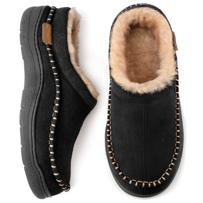 Winter Clogs | Warm | Fell gefüttert | Slipper | Herren Hausschuhe-Chaps Herrenmode