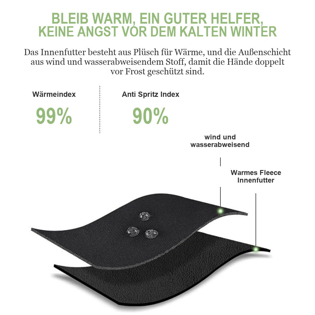 Winterhandschuhe Herren | Fleecefutter | Reißverschlussfach | Touchscreen-Chaps Herrenmode