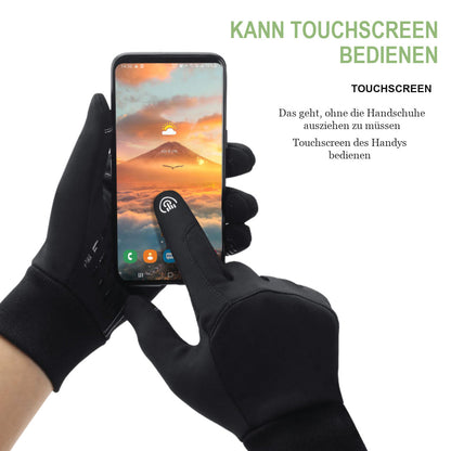Winterhandschuhe Herren | Fleecefutter | Reißverschlussfach | Touchscreen-Chaps Herrenmode