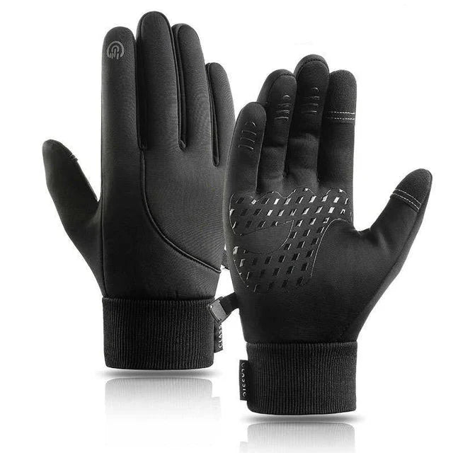 Winterhandschuhe Herren | Thermo | Touchscreen | Winddicht-Schwarz-M (40-60 kg)-Chaps Herrenmode